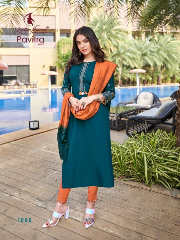 LF Pavitra 2 Fancy Rayon Embroidery Readymade Salwar 